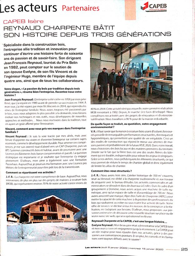 Article – Journal du BTP